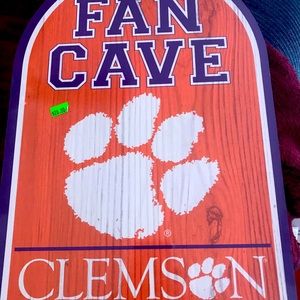 Clemson man cave art piece